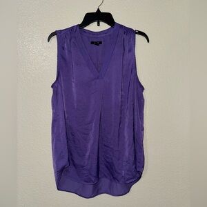 Alfani V-Neck Purple Blouse